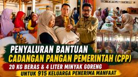 Penyalurkan Bantuan Cadangan Pangan Pemerintah (CPP) 2026